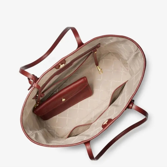 Michael Kors EVA Lg Leather Tote, NWT - Picture 2 of 3